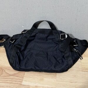 Athleta Excursion Waist Bag Black Belt Bag Crossbody Nylon Travel Fanny Pack